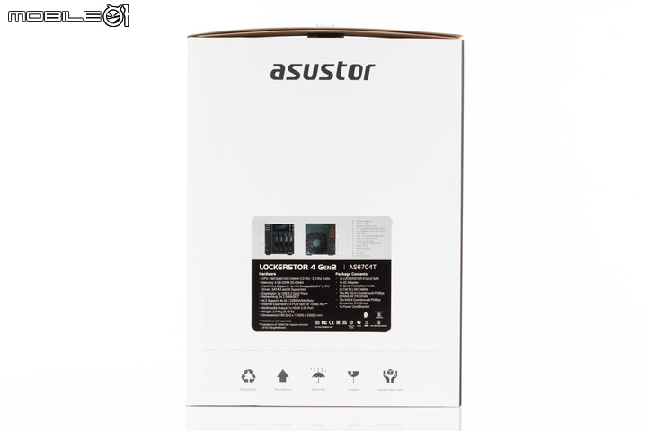 ASUSTOR Lockerstor AS6704T NAS 開箱實測 以 2.5 Gbps、4 SSD 配置的效能儲存裝置