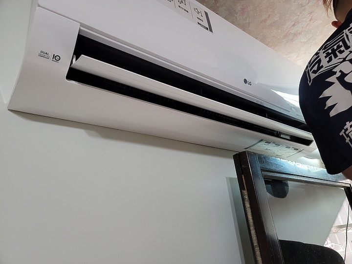 從跑車變電動車的LG LSU28DHPM變頻冷暖安裝開箱
