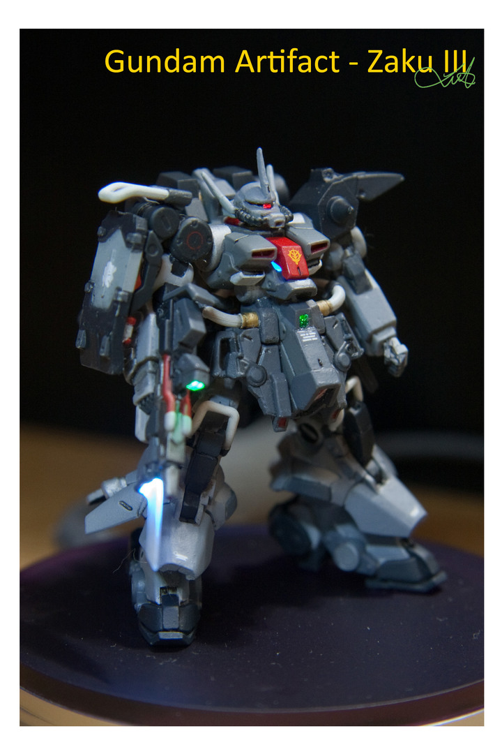 【作品分享】Gundam Artifact II - Zaku III (Light & Sound Effect Demo)