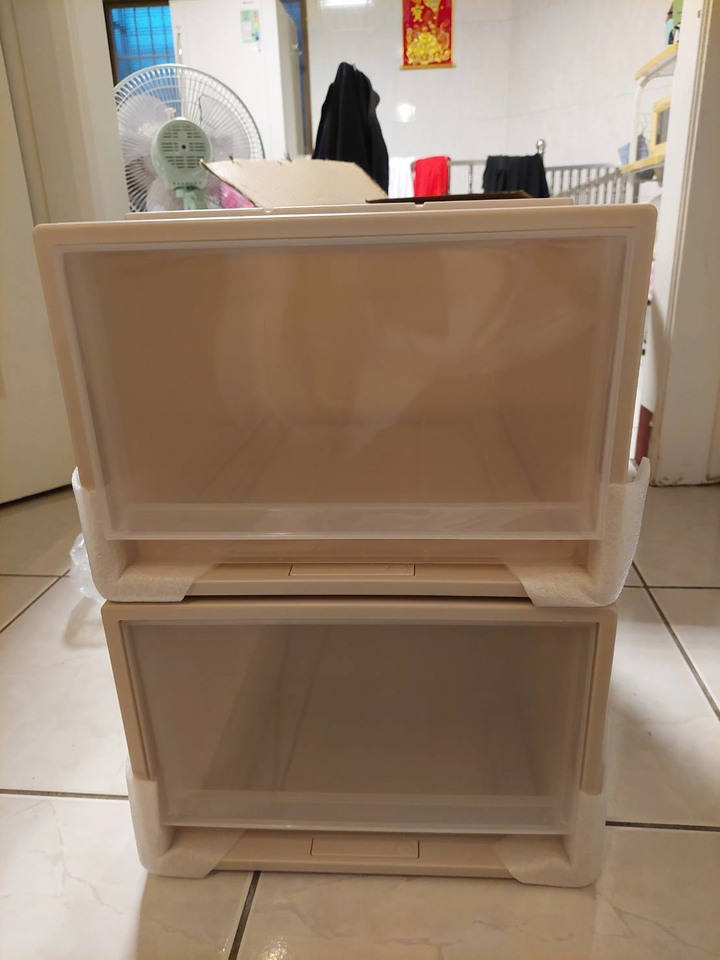 淘寶 37L 双艺整理箱收納箱開箱文