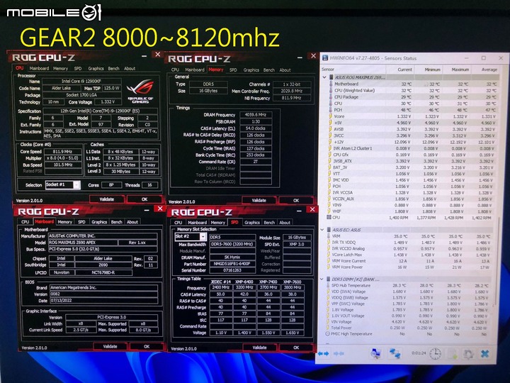 凌航Neo Forza TRINITY RGB DDR5-6400 16G*2 套組心得分享及空冷超頻上限