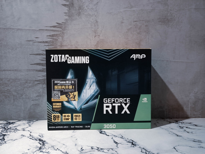 索泰 我的超人! ZOTAC GAMING GeForce RTX 3050 AMP 開箱評測