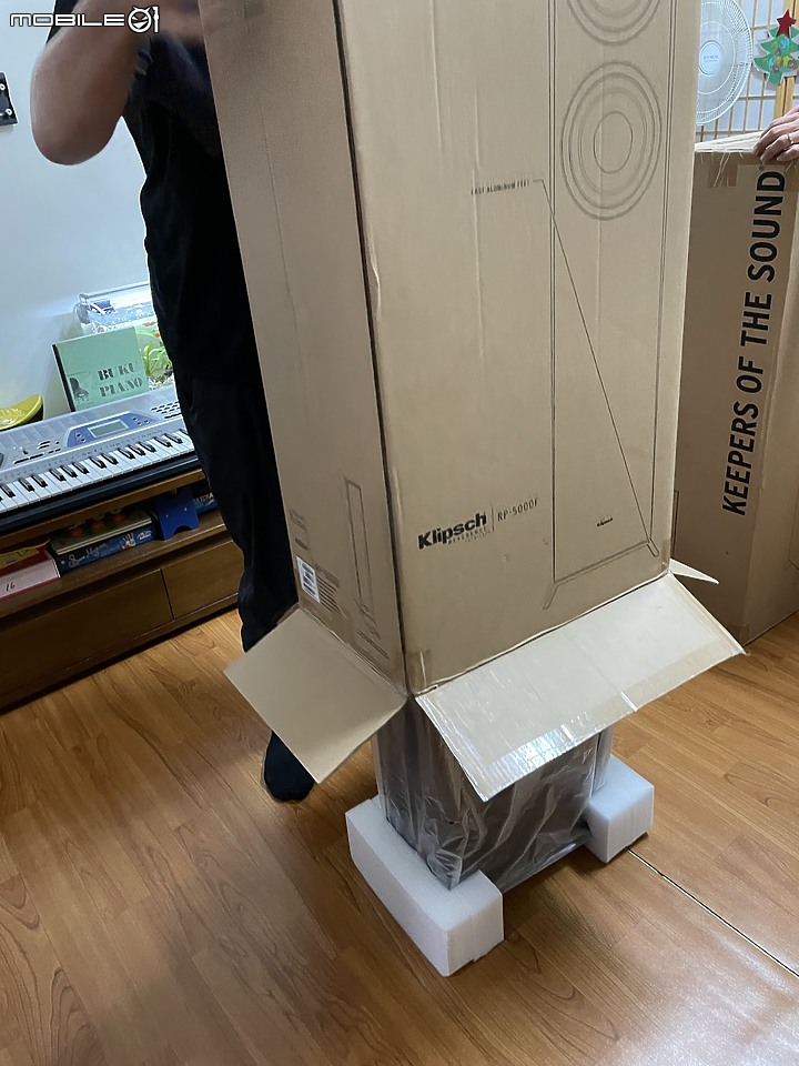 點我看大圖 LG OLED65C2電視 + Klipsch RP-5000F落地式喇叭 + ONKYO TX-SR494擴大機 + FIESTA數位混音機 安裝紀錄