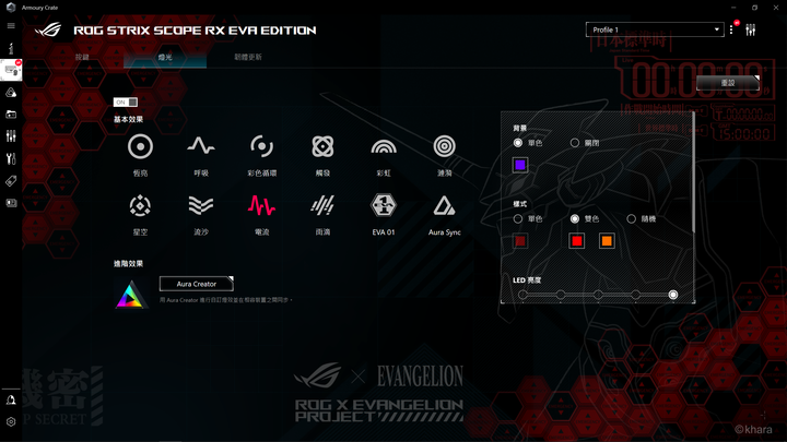 (簡單開箱)ROG x EVA Scope RX & ROG Scabbard II EVA 雙防水鍵盤&滑鼠墊