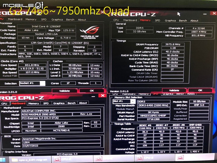 凌航Neo Forza TRINITY RGB DDR5-6400 16G*2 套組心得分享及空冷超頻上限