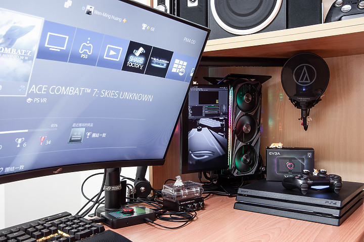 點我看大圖 「EVGA XR1 Pro 實況影像擷取盒」 - 插滿線材開箱文。