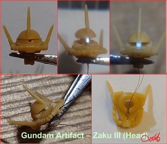 【作品分享】Gundam Artifact II - Zaku III (Light & Sound Effect Demo)