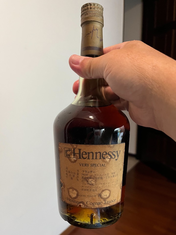 放很久的cognac請教