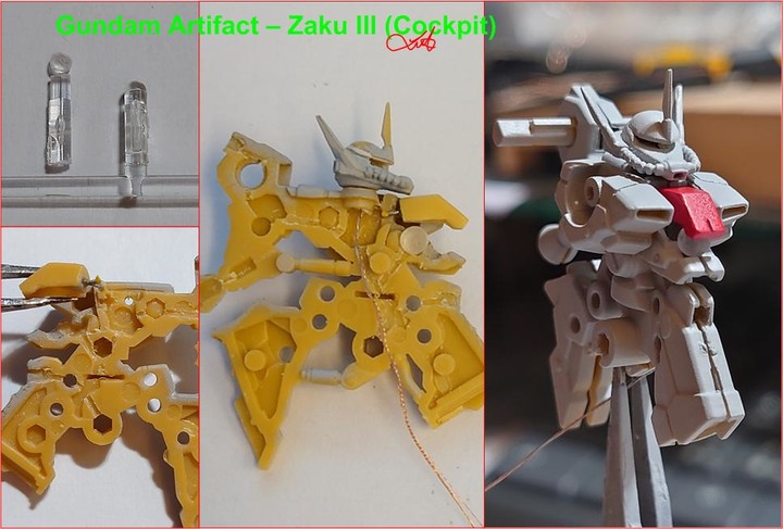 【作品分享】Gundam Artifact II - Zaku III (Light & Sound Effect Demo)