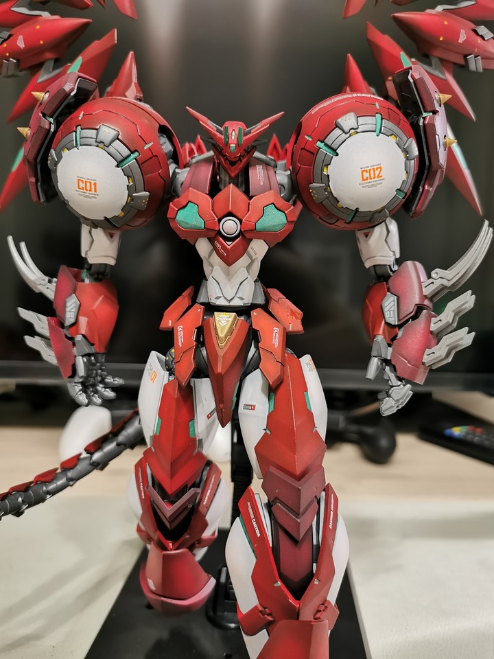 【作品分享】模匠魂 紅蓋特 1/100 MG