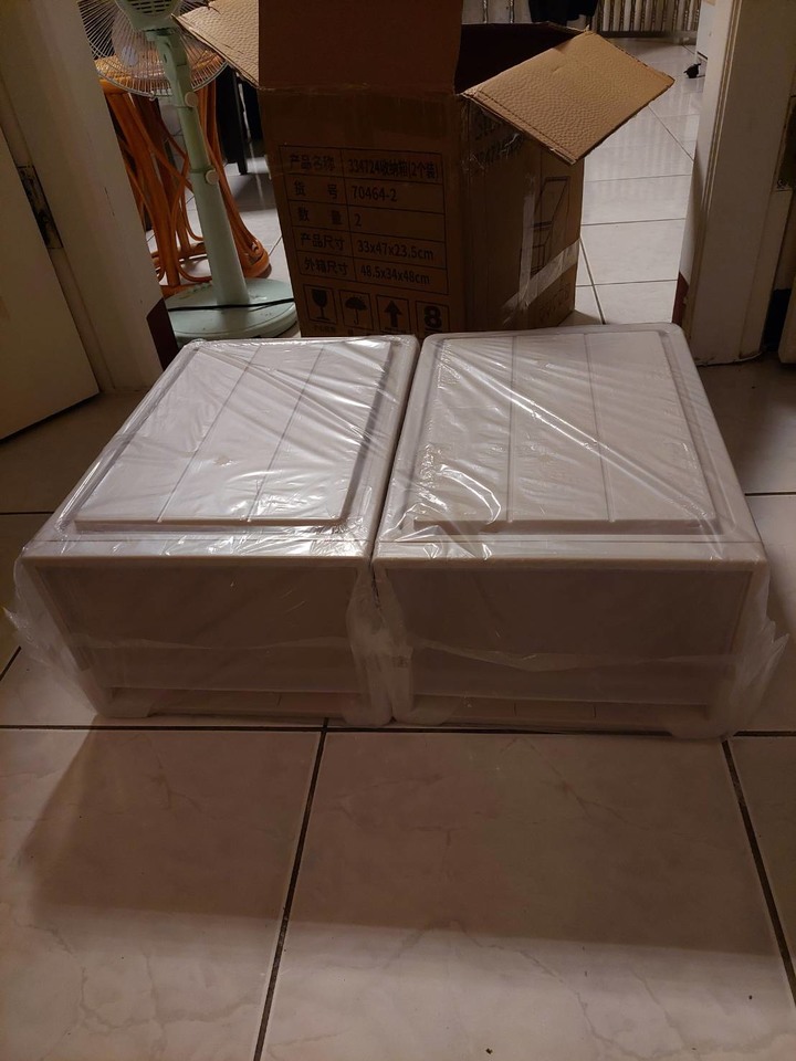 淘寶 37L 双艺整理箱收納箱開箱文