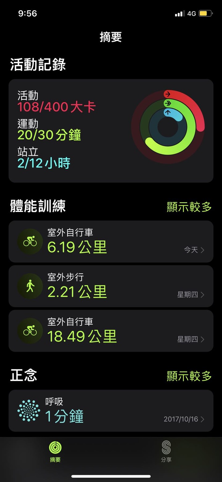 Apple Watch 健身記錄問題