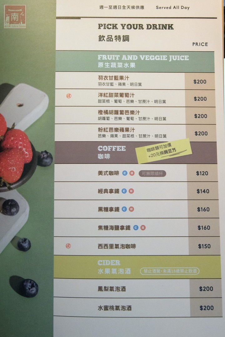 【臺南美食】台式復古風與異國美食結合，有台南專屬隱藏版美食，經典早午餐必嘗~Second Floor Cafe貳樓