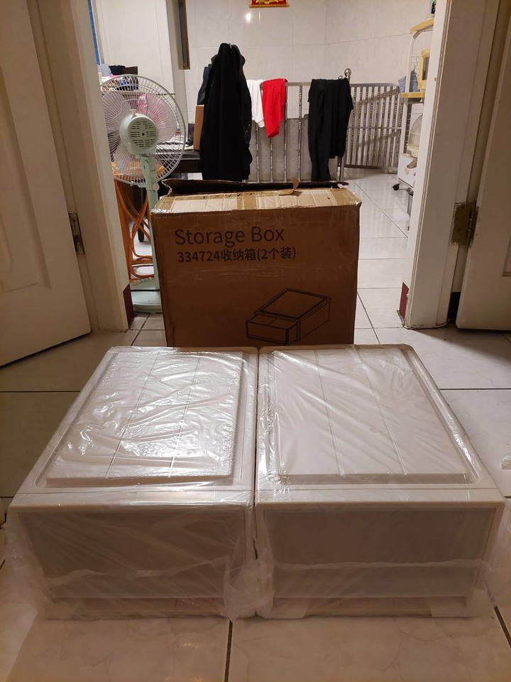 淘寶 37L 双艺整理箱收納箱開箱文