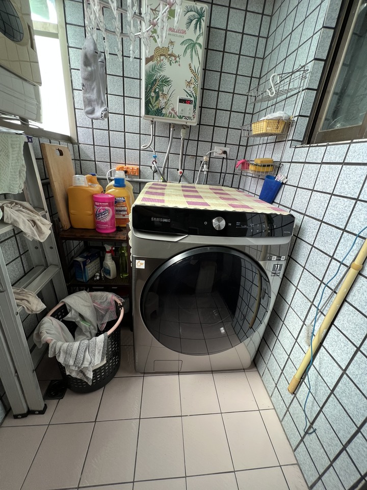 三星17/10kg AI衣管家洗脫烘開箱 WD17T6500GP/TW