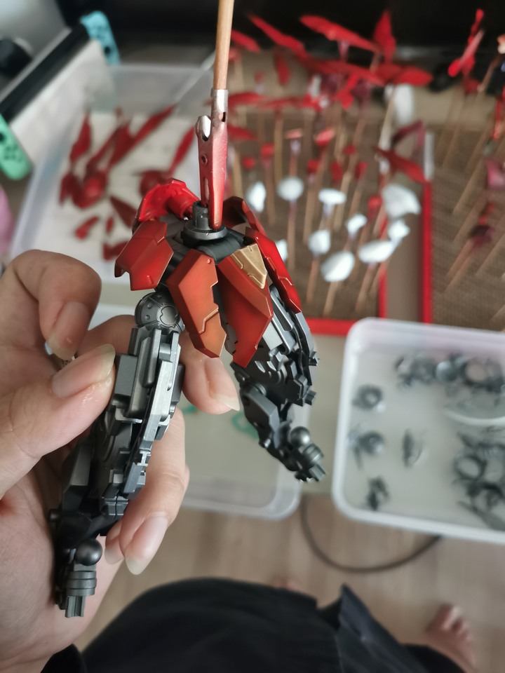 【作品分享】模匠魂 紅蓋特 1/100 MG
