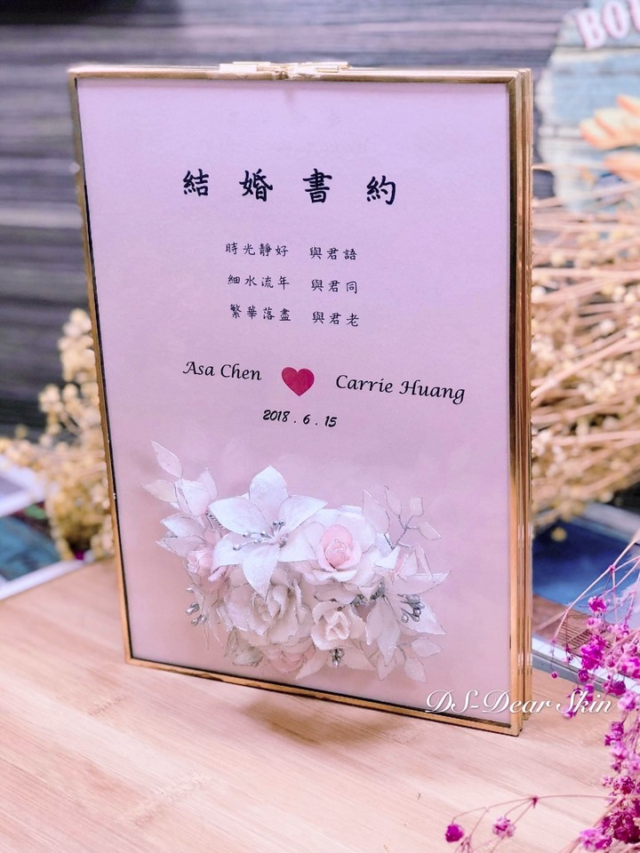水晶花飾作品