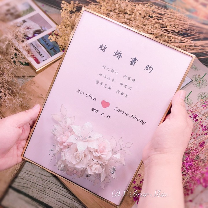 水晶花飾作品