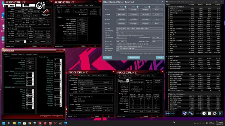 凌航Neo Forza TRINITY RGB DDR5-6400 16G*2 套組心得分享及空冷超頻上限