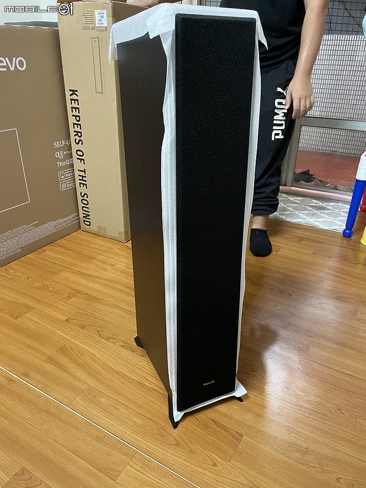 點我看大圖 LG OLED65C2電視 + Klipsch RP-5000F落地式喇叭 + ONKYO TX-SR494擴大機 + FIESTA數位混音機 安裝紀錄