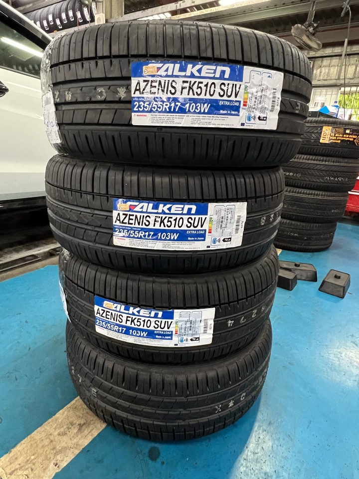 Audi Q3 235/55/17 FALKEN飛隼FK510 SUV 換胎分享