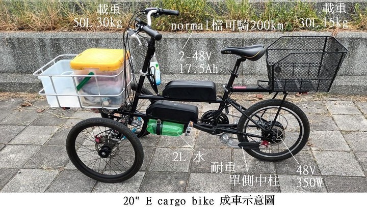 電輔單車旅行露營
