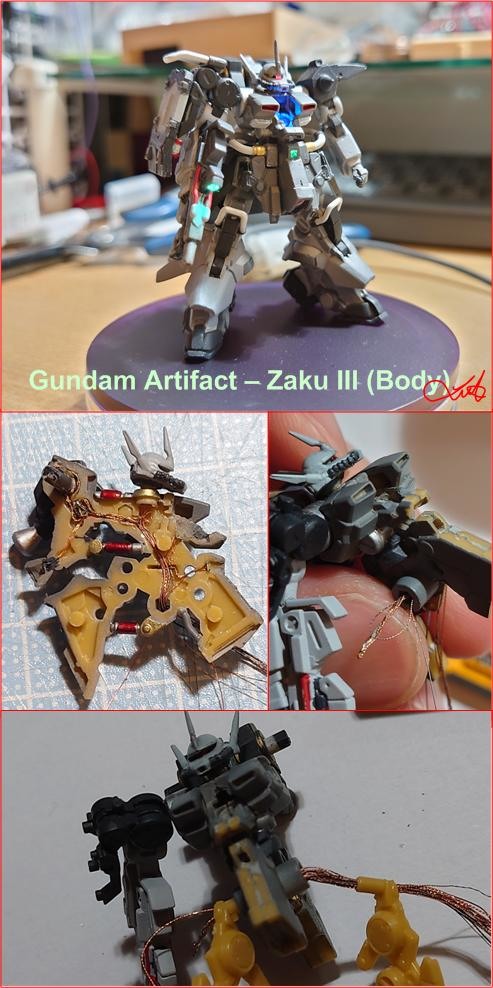 【作品分享】Gundam Artifact II - Zaku III (Light & Sound Effect Demo)