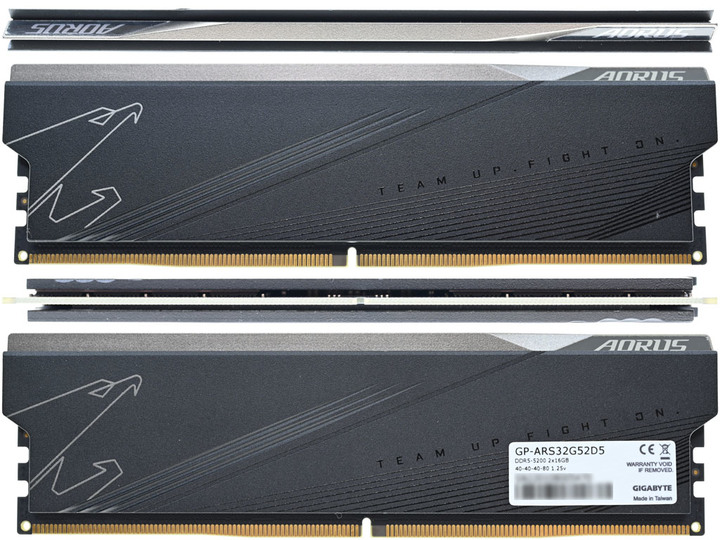 AORUS Memory DDR5 32GB (2x16GB) 5200MHz簡測