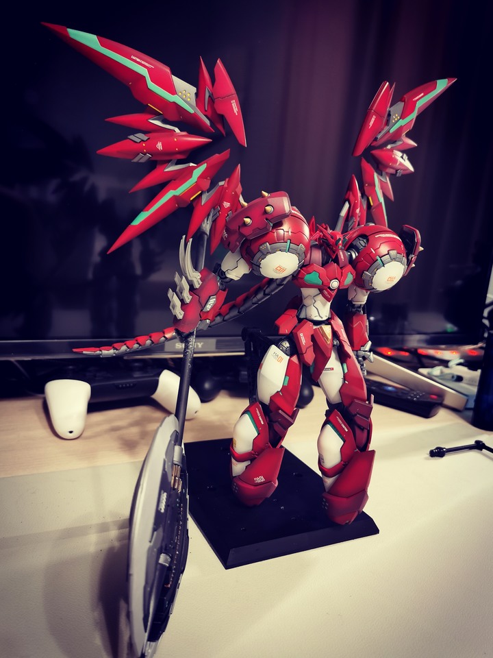 【作品分享】模匠魂 紅蓋特 1/100 MG