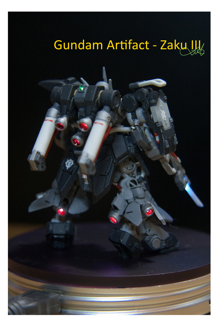【作品分享】Gundam Artifact II - Zaku III (Light & Sound Effect Demo)