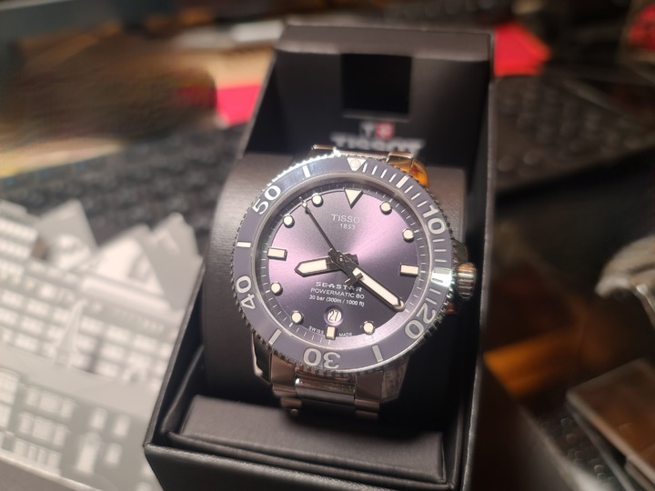 Tissot seastar 1000 灰面 隨便開箱