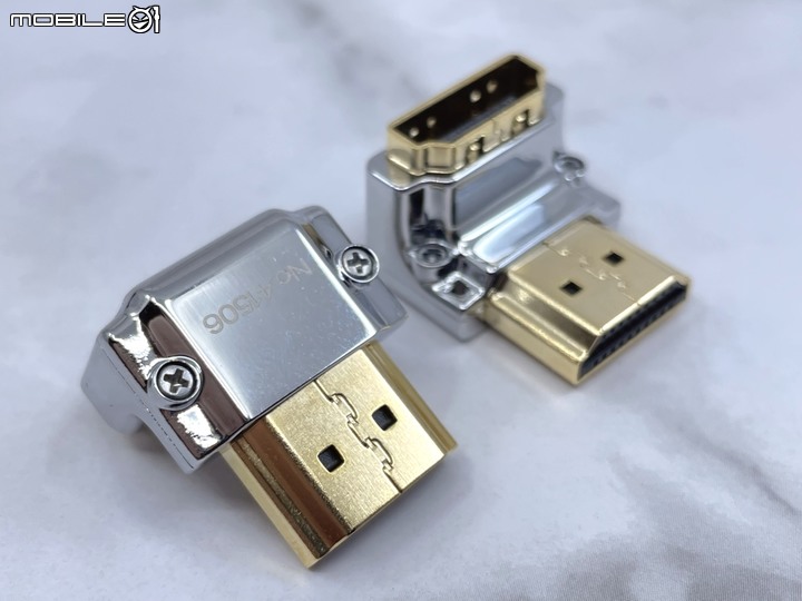 [開箱] WaveSplitter威世波 HDMI 2.1線、LINDY林帝 鉻系列 HDMI 2.0極細線+轉向接頭