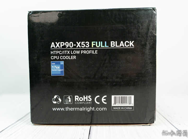 點我看大圖 極黑微型散熱 索摩樂AXP90-X53 FULLBLACK
