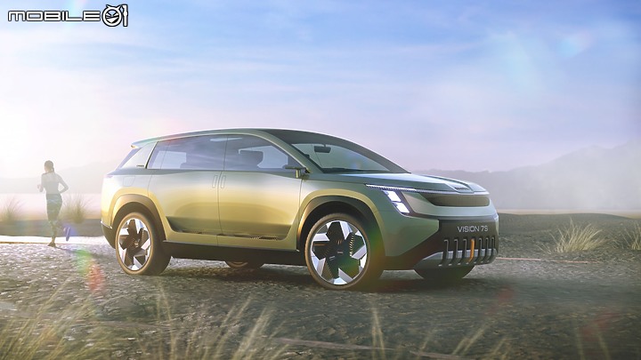 【海外新訊】Skoda Vision 7S登場,同步更新品牌廠徽呈現全新設計語言!