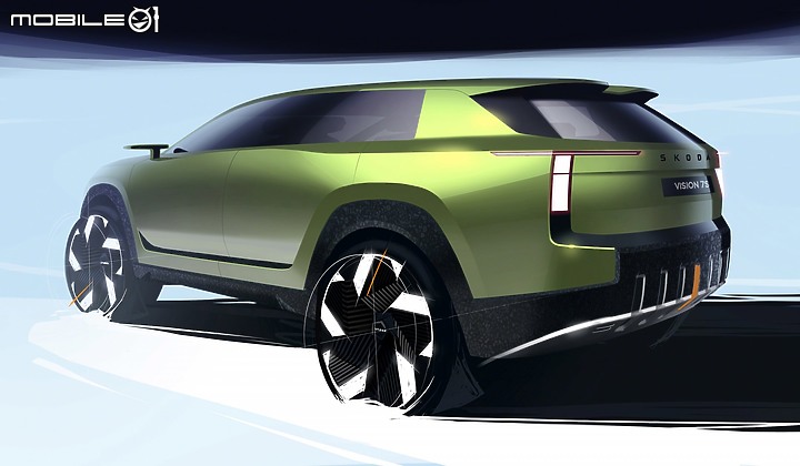 【海外新訊】Skoda預覽Vision 7S純電概念車,代表品牌全新設計概念、8月30日正式發表!