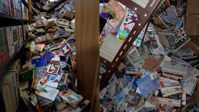 收藏1.8萬本漫畫「書架戳破地板」雪崩了收藏家好絕望：這下怎麼辦？