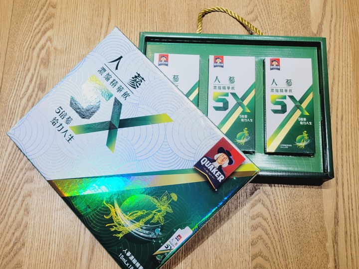 桂格 5X 人蔘濃縮精華飲,喝了以後頭腦就靈光了很多,每次考試都考一百分!?