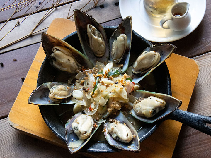 花蓮【原醉酒餐館】原民美食馬告淡菜、刺蔥海鮮香氣超逼人