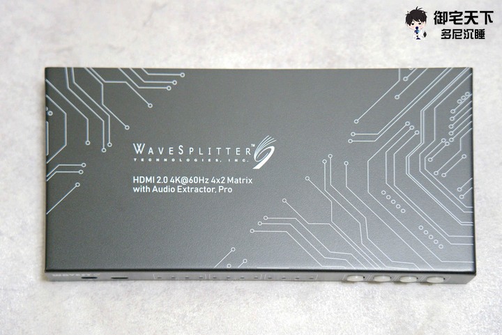 開箱|【WAVESPLITTER 威世波】HDMI 2.0 4K @60Hz 4 X 2 矩陣切換器帶音源分離專業版(WST-PMX001)