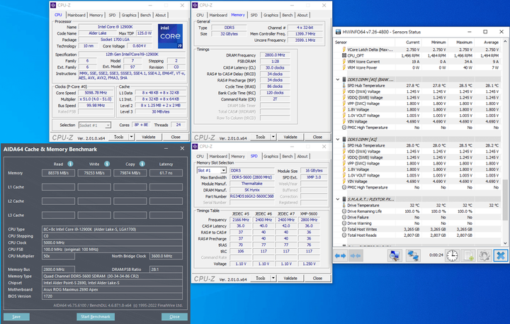 TOUGHRAM XG RGB D5 5600MT/s 2x16GB kit white開箱