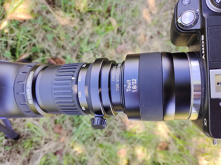 拍攝日記- 轉接蔡司Conquest Gavia單筒望遠鏡當大砲拍攝 - ZEISS Conquest Gavia 85