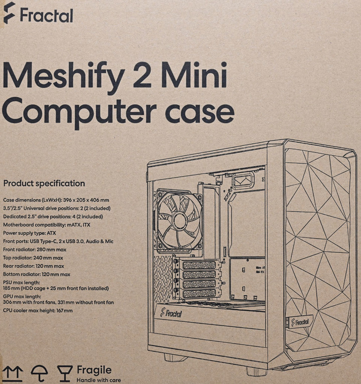 Fractal Design Meshify 2 Mini機殼開箱