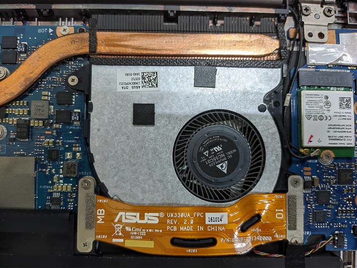 點我看大圖 ASUS UX330U 筆電風扇更換紀錄