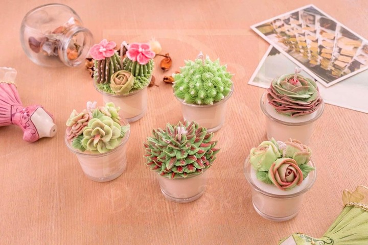 🕯蠟燭、擠花、裱花、果凍蠟燭
