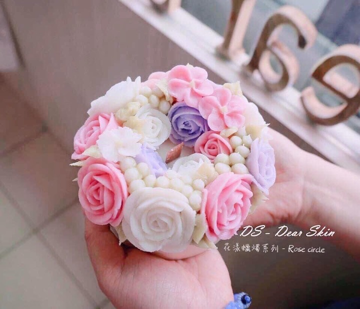🕯蠟燭、擠花、裱花、果凍蠟燭