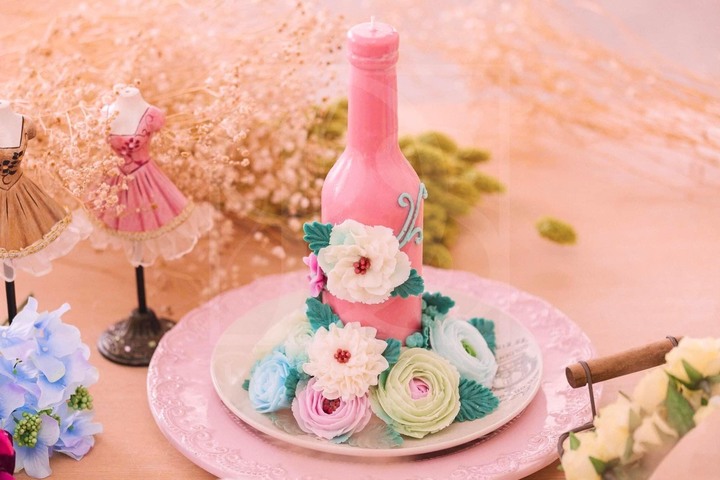🕯蠟燭、擠花、裱花、果凍蠟燭