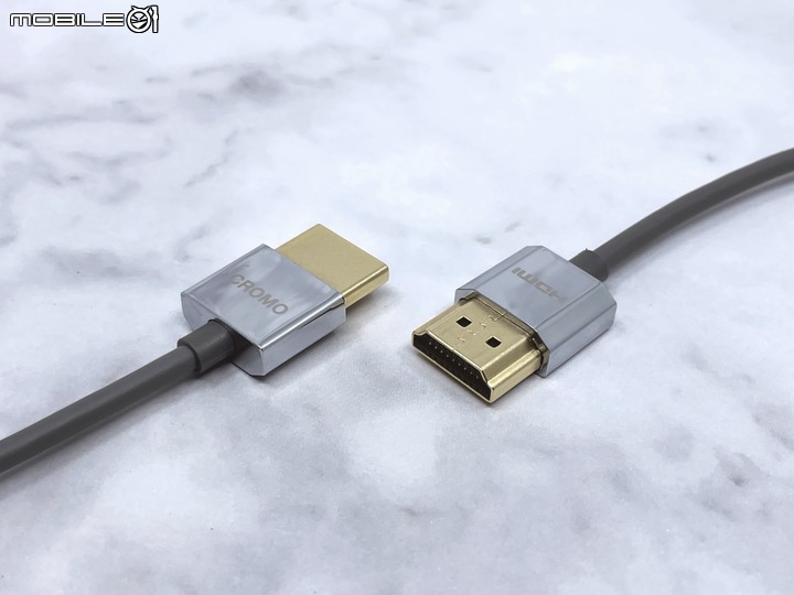 [開箱] WaveSplitter威世波 HDMI 2.1線、LINDY林帝 鉻系列 HDMI 2.0極細線+轉向接頭