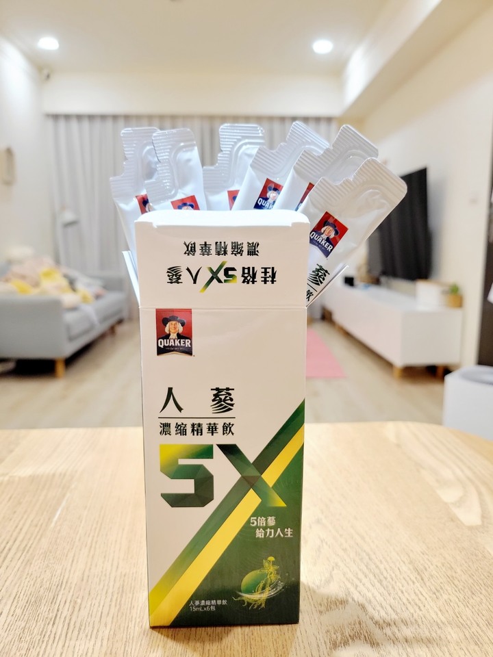 桂格 5X 人蔘濃縮精華飲,喝了以後頭腦就靈光了很多,每次考試都考一百分!?