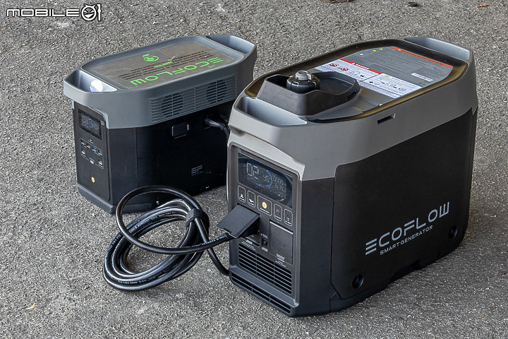 EcoFlow Smart Generator 智能發電機開箱|DC輸出 + 自動啟閉聰明充電,Delta行動充電站的好搭檔!