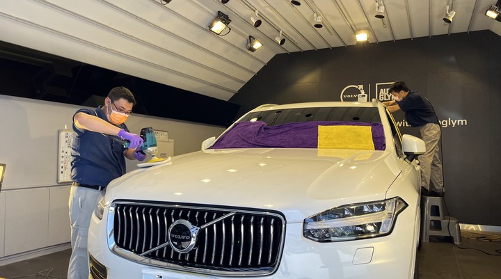 孩子與老婆送的父親節大禮- XC90碳盾鍍膜